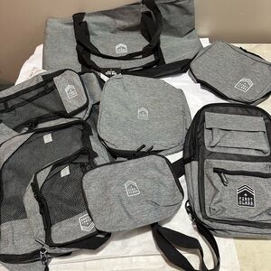 NWT Bundle of Classic Gray Bag and travel set